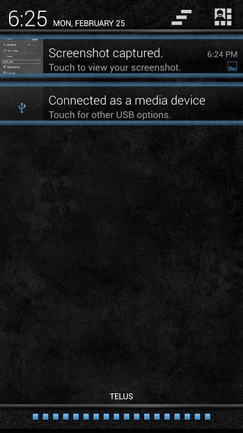 Stone Grunge Blue CM10 Theme