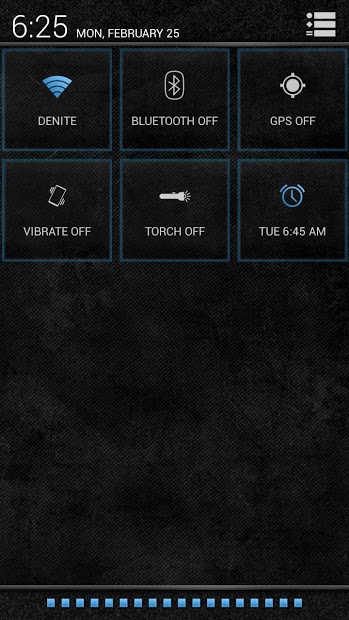 Stone Grunge Blue CM10 Theme