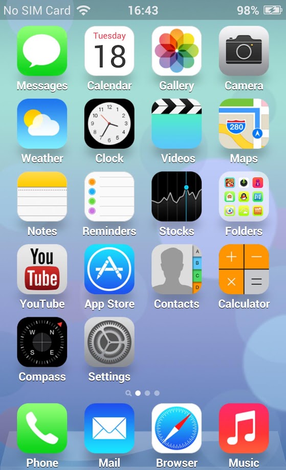 iOS7 Theme