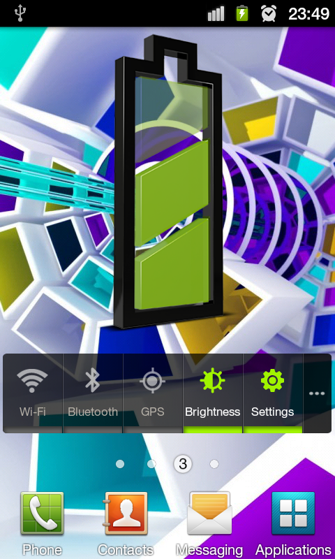 3D Design Battery Widget R5