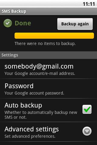 SMS Backup