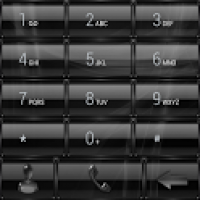 exDIaler GlassMetalFrameBlack 1.0