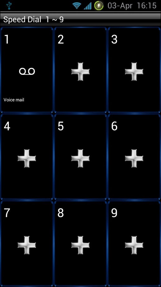 exDialer GlassMetalFrameBBlue