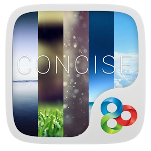 Concise GO Launcher Live Theme 1.0