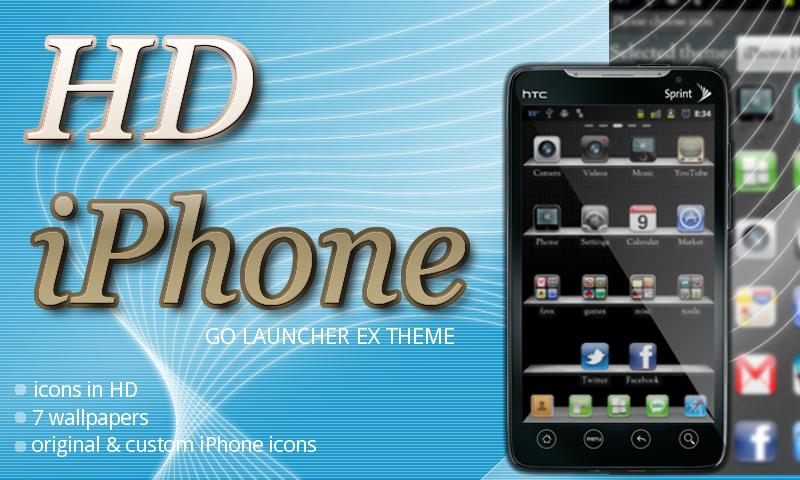 HD iPhone GO Launcher EX Theme