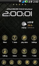 Gold Star Go Launcher EX theme