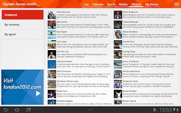 London 2012 Results App