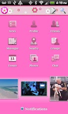 Pink Theme for Facebook (Màu hồng cho facebook)