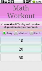 Math Workout Pro