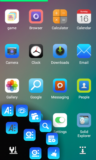 IOS7 II Next Launcher Theme 3D