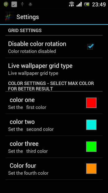 Nexus Neon Grid Pro HD LWP