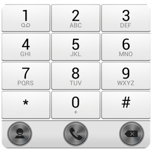 exDialer Alloy White theme 1.0