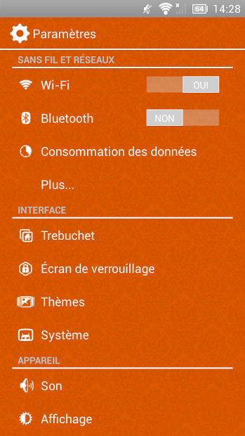 Orange White Theme CM10.1 AOKP