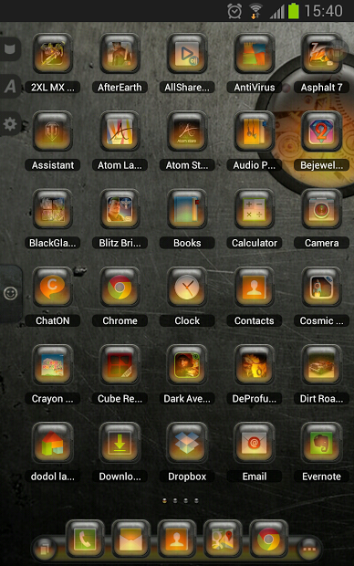 TSF Shell Theme EventGlassO HD