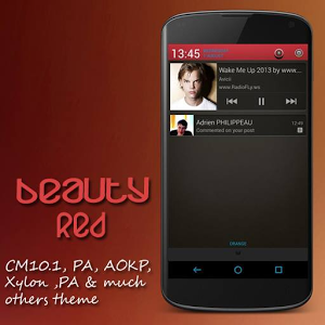 Beauty Red CM10.1 AOKP Theme 1.0