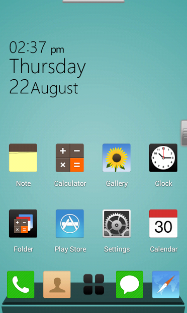 Flat IOS for Next Launcher 3D