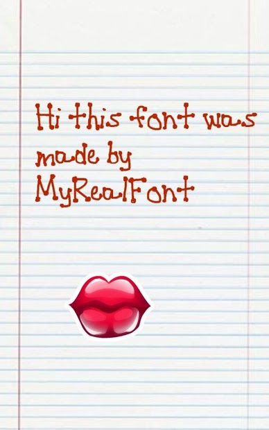 MyRealFont Lite