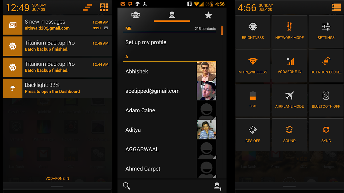 CM10.1/10 Theme Miui Orange