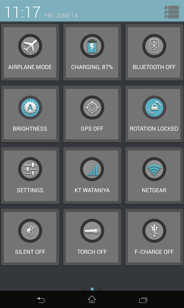 CM10.1 - Flatron Blue Theme