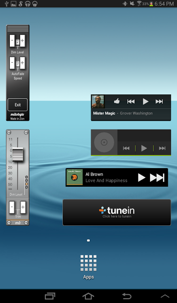 AudioBar Volume Widget