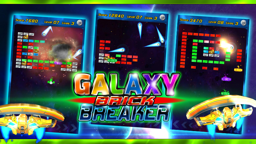 Galaxy Brick Breaker