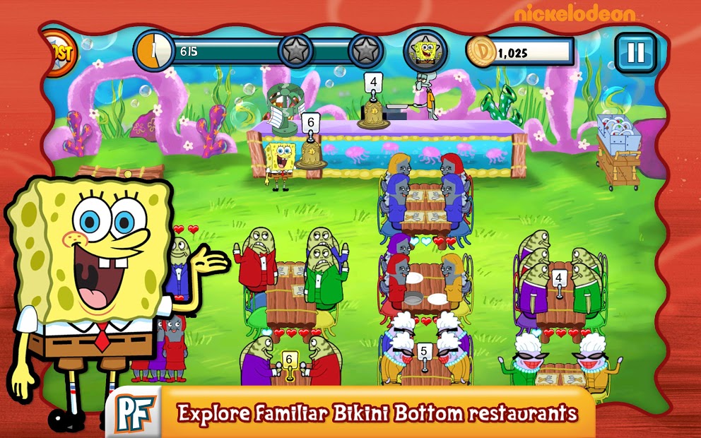 SpongeBob Diner Dash (Full/Mod Money)