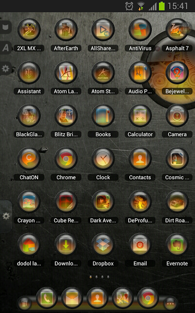 TSF Shell Theme EventGlassO HD