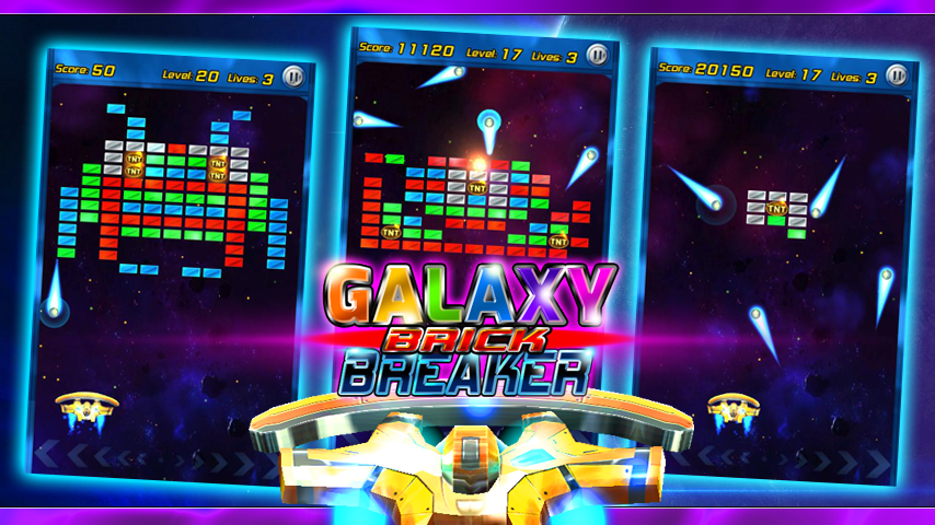 Galaxy Brick Breaker