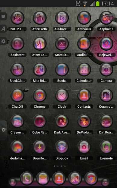 TSF Shell Theme EventGlassP HD