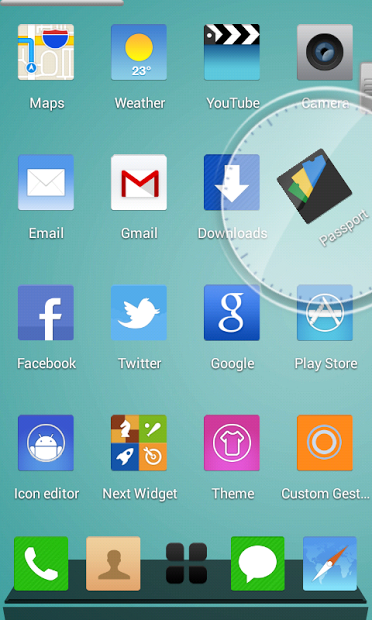 Flat IOS for Next Launcher 3D