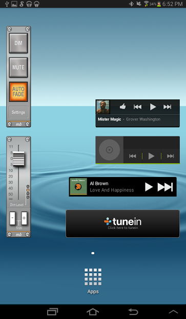 AudioBar Volume Widget