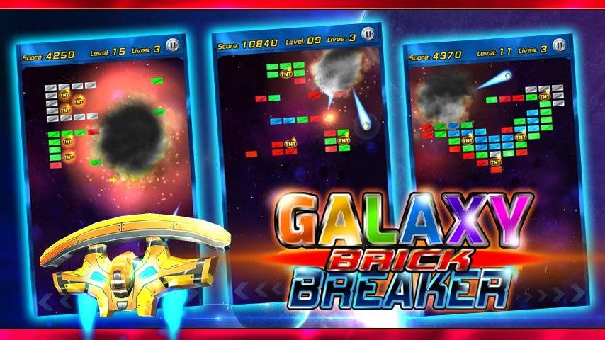 Galaxy Brick Breaker