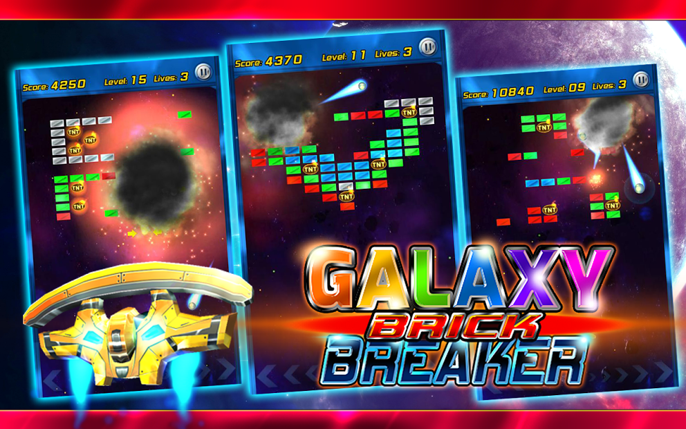 Galaxy Brick Breaker