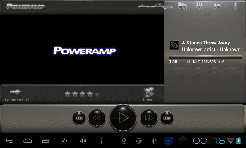 Poweramp skin titan