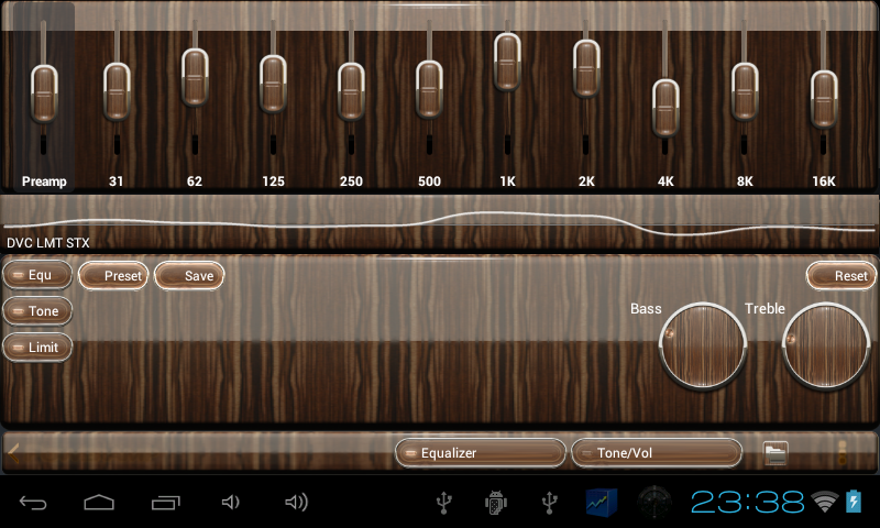 Poweramp skin wood