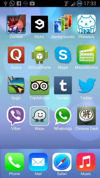 iOS 7 Launcher Theme HD