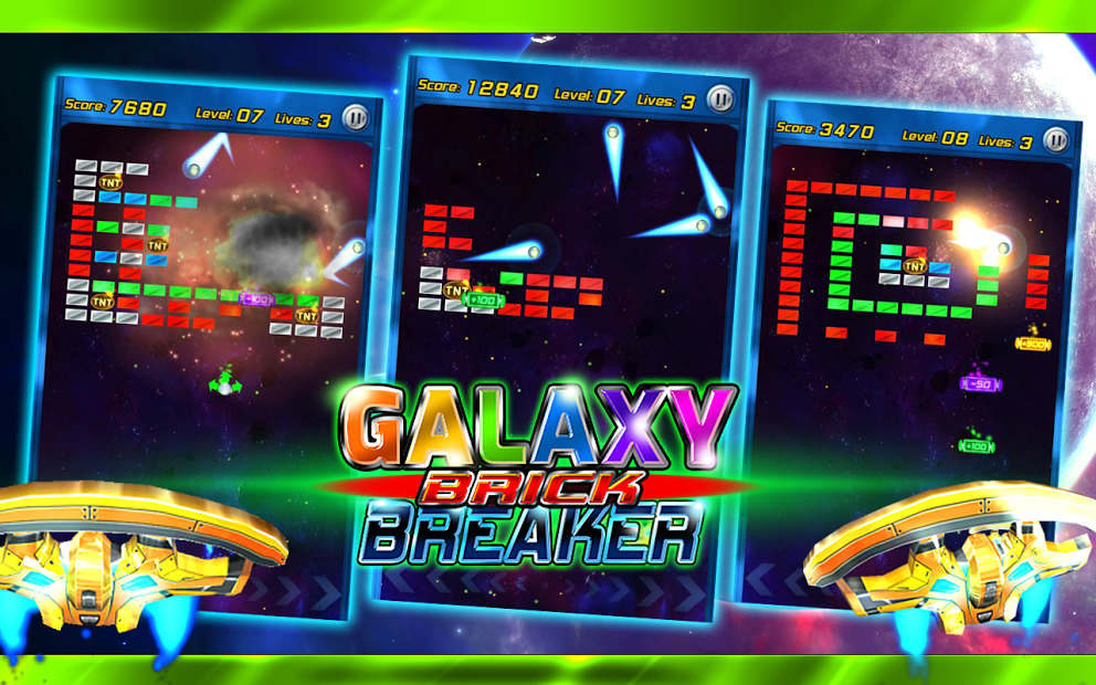 Galaxy Brick Breaker