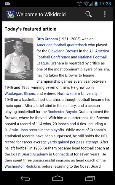 Wikidroid (Wikipedia Browser)
