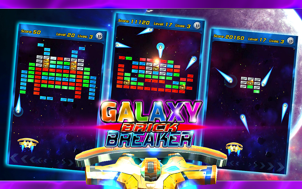 Galaxy Brick Breaker