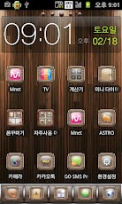 GO_Launcher_Theme - Wood