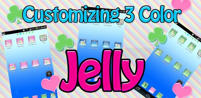 Jelly HD Theme Go Launcher EX 1.0