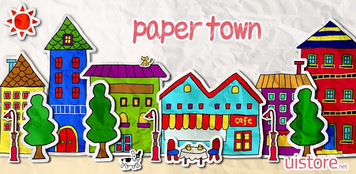 paper town LiveWallpaper