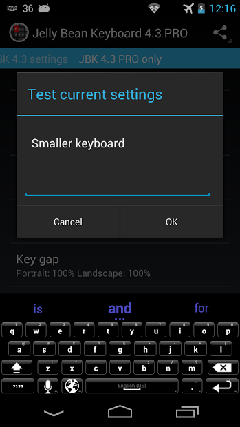 Jelly Bean Keyboard 4.3 PRO