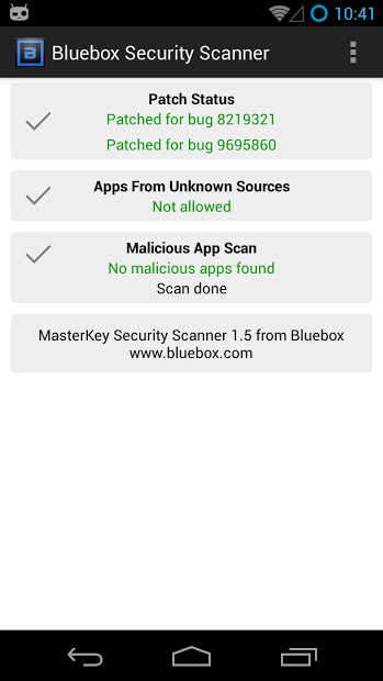 Bluebox Security Scanner