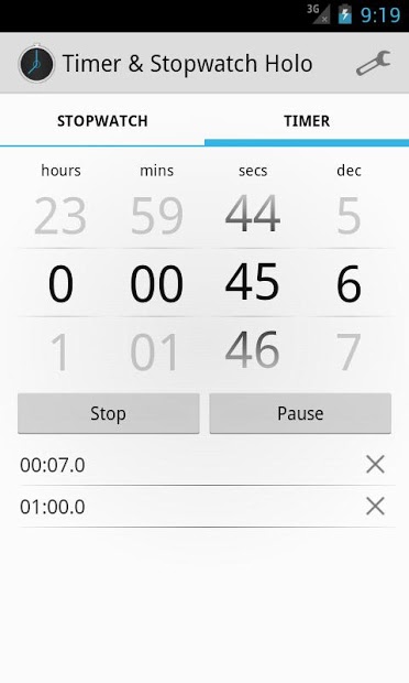 Timer & Stopwatch Holo