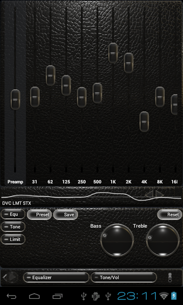 Poweramp skin black lizard