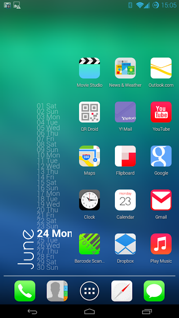 iOS7 for apex adw Nova theme