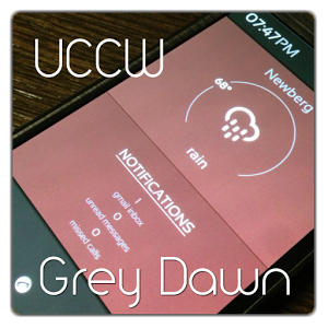 Grey Dawn theme UCCW skin 1.0.1