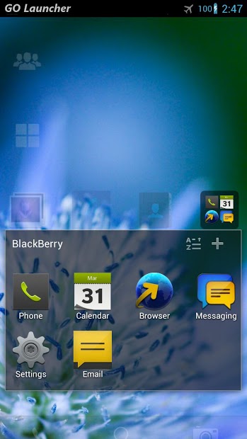 BlackBerry 10 GO/Apex Theme