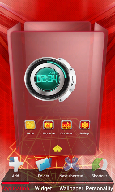 Neon Robust Next Launcher 3D